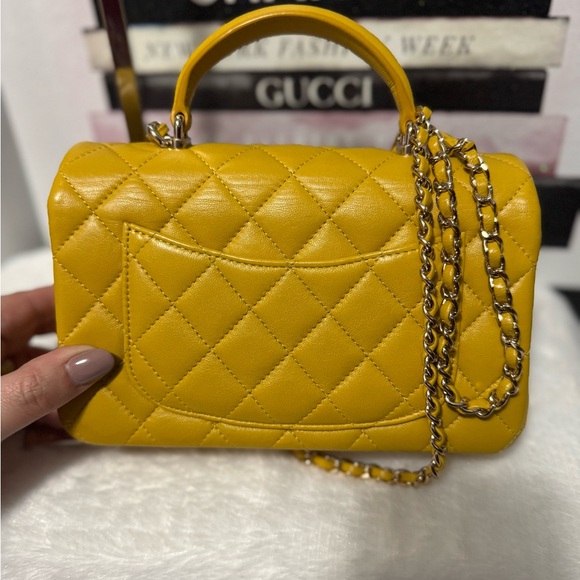 Chanel Top Handle Single Flap Mini - Picture 7 of 11